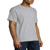 Hanes Erkek ve Büyük erkek Kaslı T Ekip Boyun kısa kollu tişört, 6xl'ye Kadar