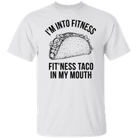 Grafik Amerika Komik ben İçine Spor, Fit'ness Taco Ağzımda erkek grafikli tişört