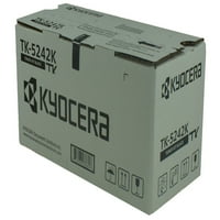 Kyocera Mita TK-5242K Toner Kartuşu, SİYAH, 4K VERİM - Kyocera Mita M5526CDW yazıcıda kullanım için, P5026CDW