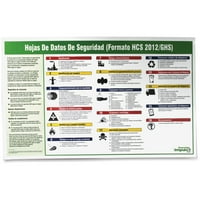 Impact Products Ghs Güvenlik Bilgi Formu İngilizce Poster - 24 Genişlik 0,8 Yükseklik - Çok Renkli