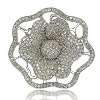 Adina & Co. Mikro Açacağı Gümüş Kübik Zirkonya Çiçek Yüzük