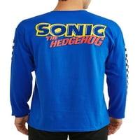 Erkek Sonic The Hedgehog SEGA video oyunu Uzun Kollu grafikli tişört