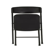 Cosco Reçine Katlanır Sandalye, Kalıplı Koltuk ve Sırtlı Siyah