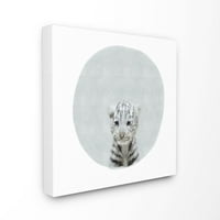 Çocuk Odası tarafından Stupell Bebek Beyaz Kaplan Hayvan Çocuk Boyama XL Tuval Duvar Sanatı tarafından Leah Straatsma