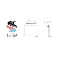 Stupell Industries Çağdaş Kuş Kanatları Çırparak Benekli Suluboya Detay Resim Galerisi Sarılmış Tuval Baskı Duvar