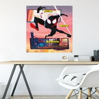 Marvel Örümcek Adam: Örümcek Ayetinin Karşısında - Pushpins'li Üçlü Duvar Posteri, 22.375 34