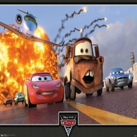 Disney Pixar Arabaları - Aksiyon Üçlüsü Duvar Posteri, 14.725 22.375