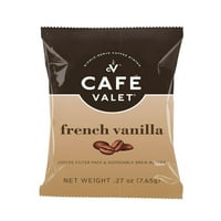 Café Vale Tekli Servis Kişiye Özel Sarılı Kahve, Fransız Vanilyalı % 100 Arabica Kahve, Kont