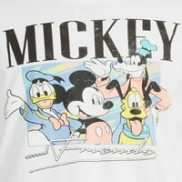 Mickey Mouse Erkek Bo Grubu Kısa Kollu Grafikli Tişört