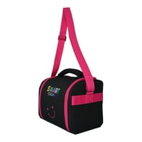 Akıllı renk tekerlekli sırt çantası kalem kutusu ve öğle yemeği çantası pembe çocuk ile birlikte gelir