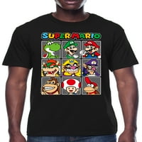 Süper Mario Parti Pals Giyim, grafikli tişört, Boyutları S-3XL