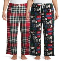 Gizli Hazineler Kadın ve Kadın Artı Süper Yumuşak Pijama Pantolon, 2'liPaket
