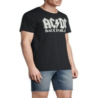 Geri Siyah & Rock & Roll erkek ve Büyük erkek grafik tişört, Paket