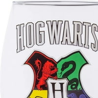 Harry Potter Hogwarts Crest Renk Varsity oz Sapsız Cam Kutulu