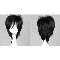 Peruk kap kısa saç 14 siyah peruk ile kadınlar için benzersiz pazarlık insan saçı peruk