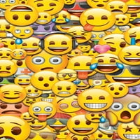 İtme Pimleri ile Emoji - İfadeler Duvar Posteri, 22.375 34
